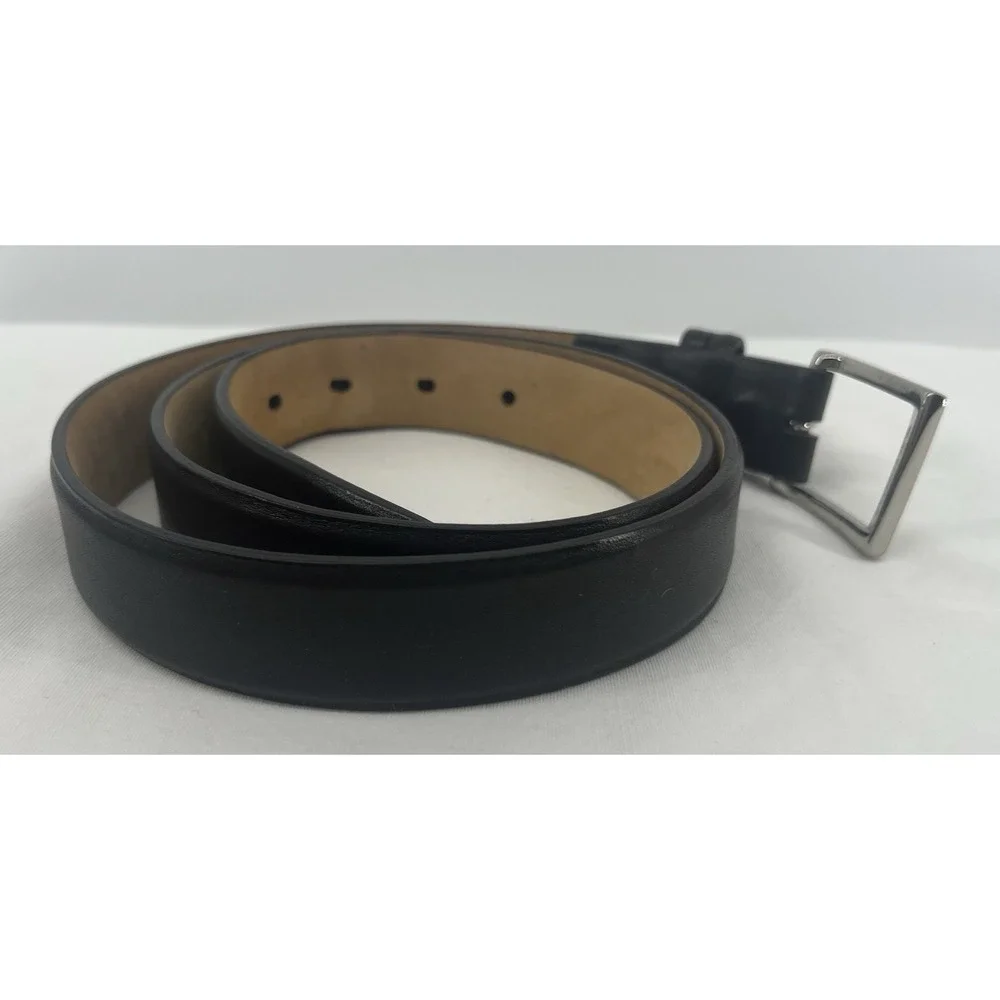 W Kleinberg Neiman Marcus Black Leather Belt Size 40 Made in the USA